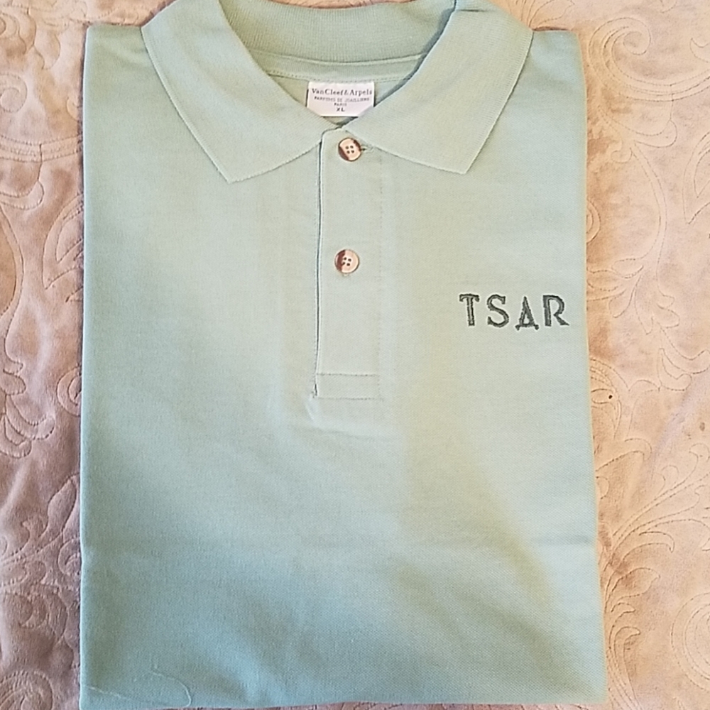Van Cleef & Arpel golf shirt